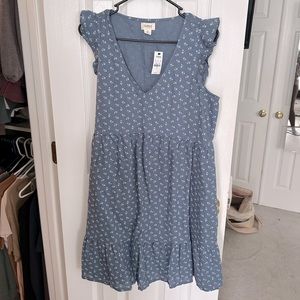 Flutter-Sleeve Dress